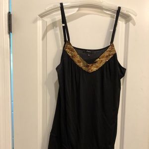 Black camisole style top
